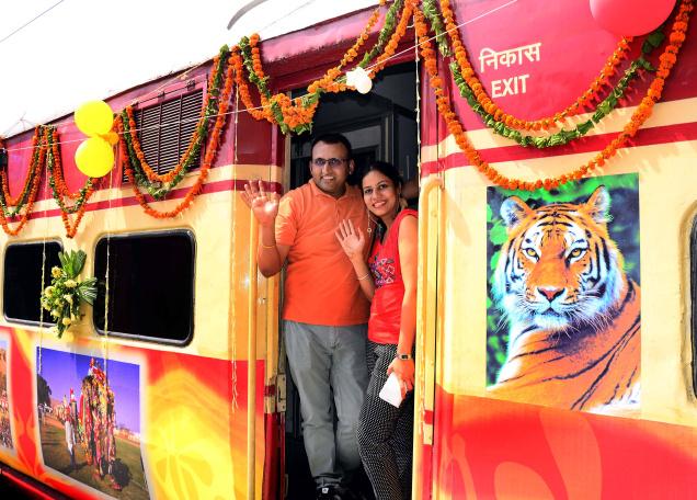 To Tiger Country, On A Train Of Luxury Stripes